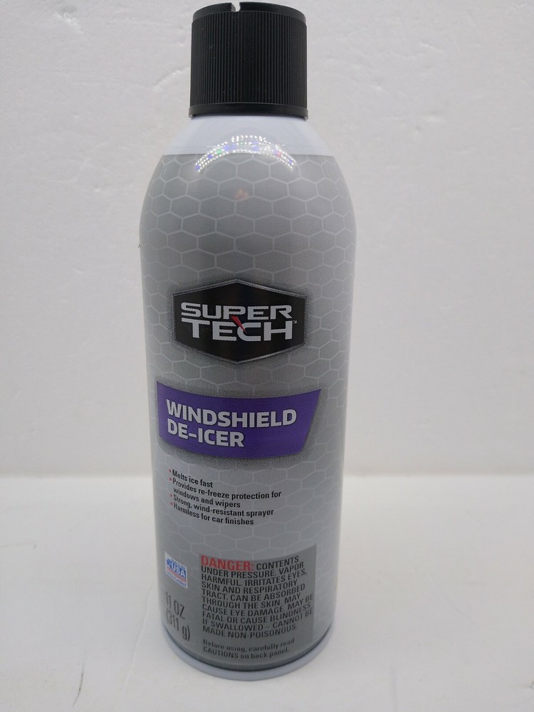 SuperTech Automotive Windshield De-Icer Winter Ice Spray Aerosol Can 11oz