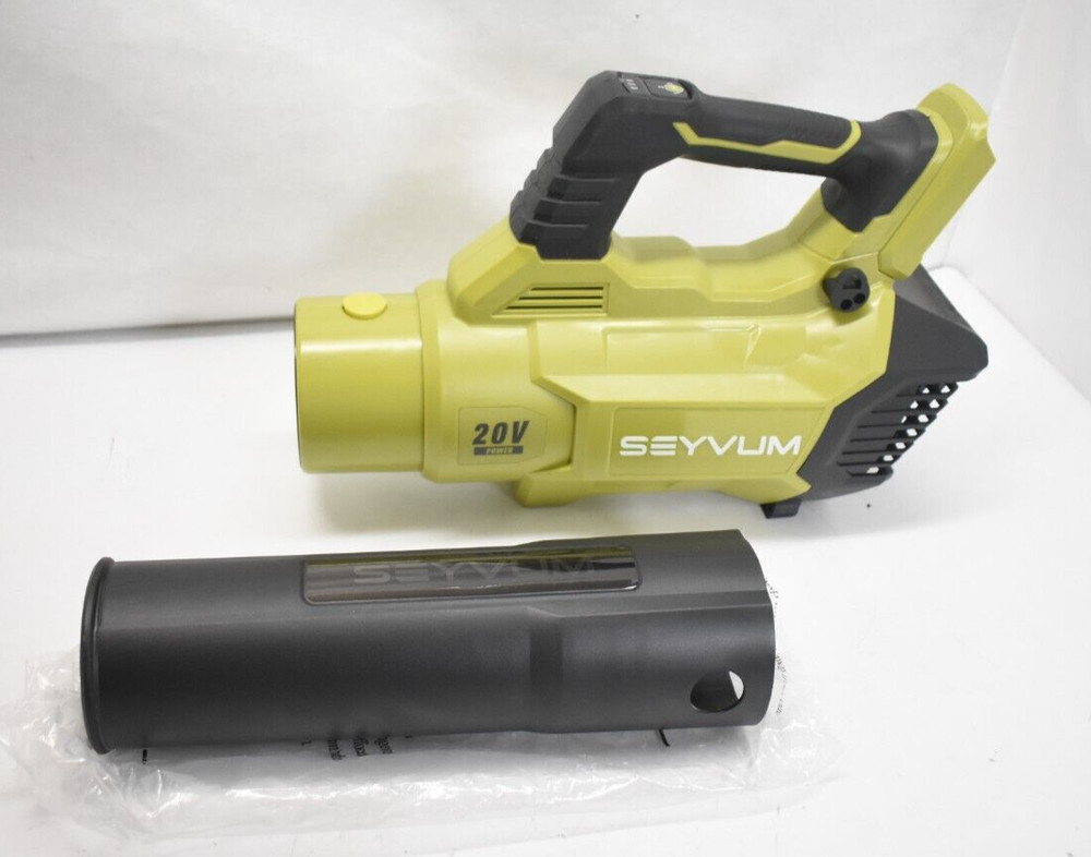 SEYVUM Leaf Blower 20V Cordless Leaf Blower Missing Batteries & Accessories