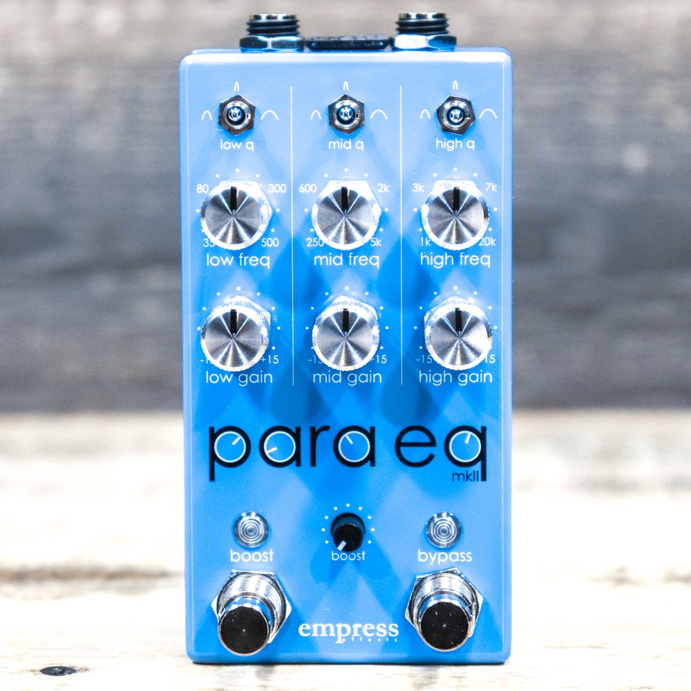 Empress Effects ParaEQ MkII Transparent Parametric EQ with Boost Effect Pedal