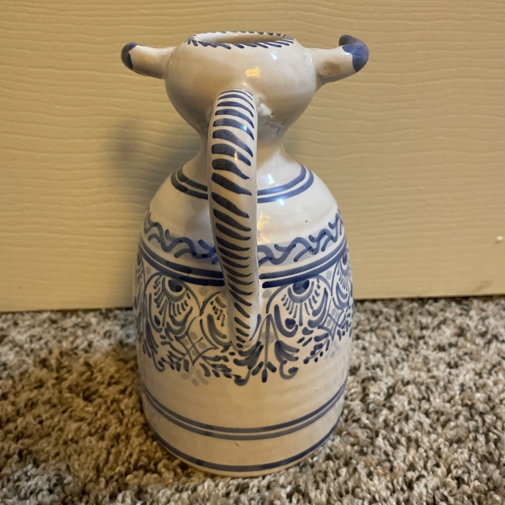 VINTAGE SPAIN/ Espana BULL PITCHER UNSIGNED 8.25”