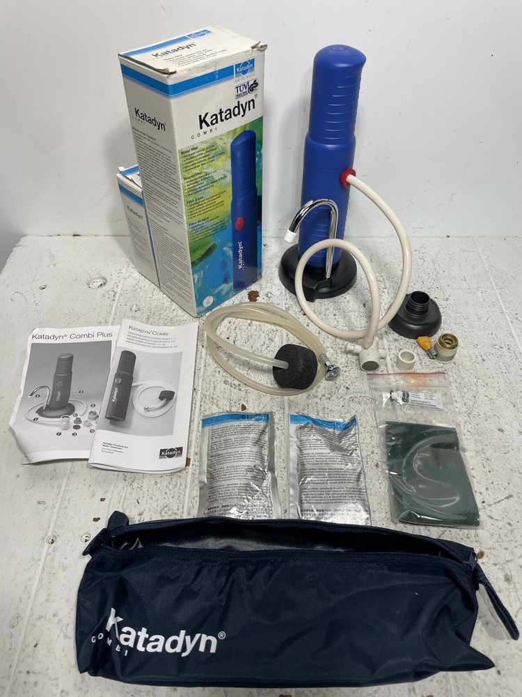 Katadyn Combi Plus Water Filter Including Faucet Kit + Carbon Packs