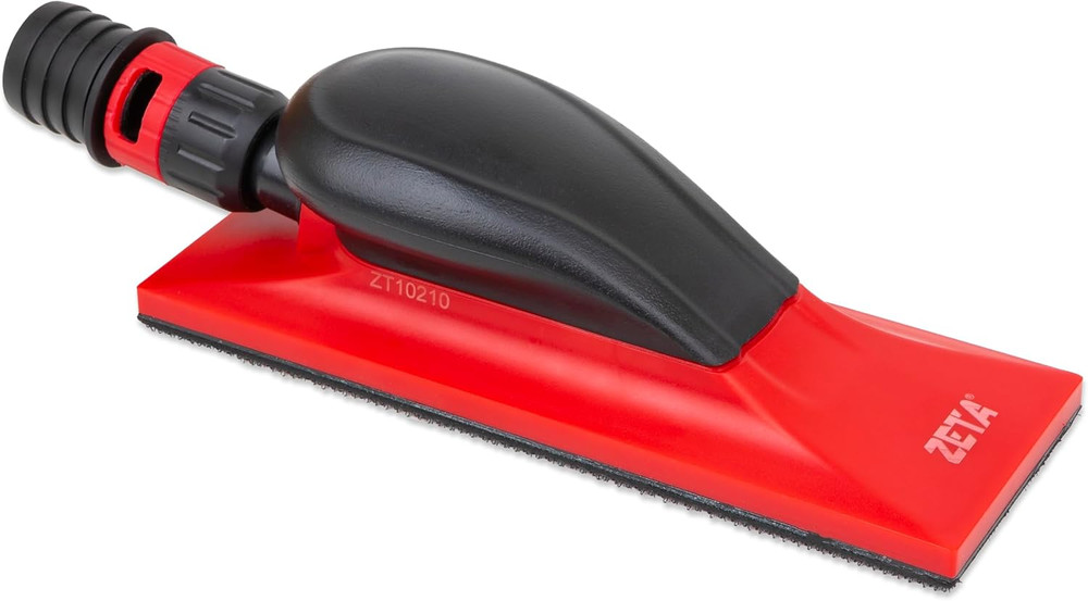 Dust-Free Multi Hole Vacuum Hand Sanding Block - Hook & Loop Backing (2.75" X 8"