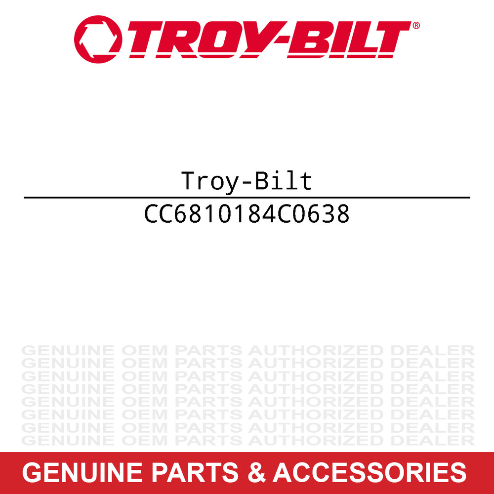 Troy-Bilt 681-0184C-0638 Frame Assembly CS4265 CS4325 CS499 CS496