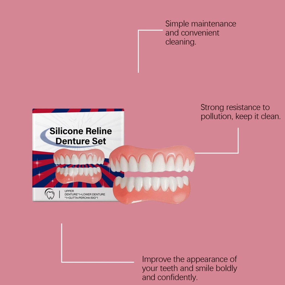Silicone Denture Set Professional Denture Set Silicone Denture Set Supple