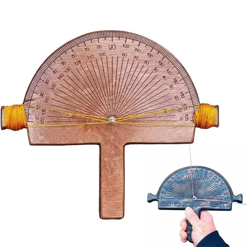 Precision Angle Finder, Handcrafted Birch Wood Angle Custom Angles Finder KU