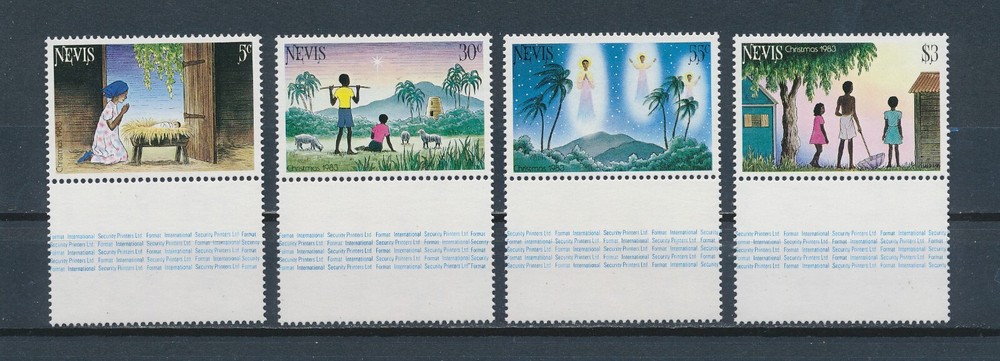 Nevis   186-9 MNH, Christmas, 1983