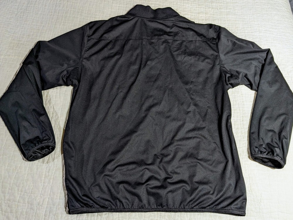 Slazenger Golf Pullover Mens Sz M Medium Vented Lightweight 1/2 Zip Jacket Black