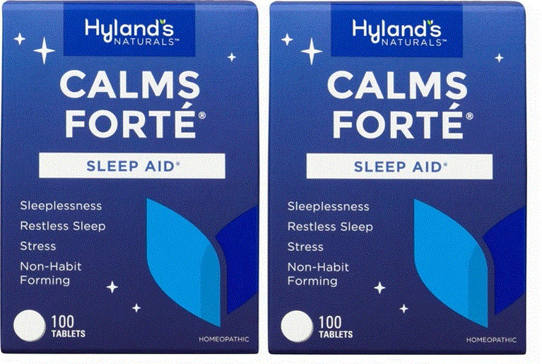Hyland's Sleep Aid Calms Forte, 100 Tab ******VALUE 2 PACK********