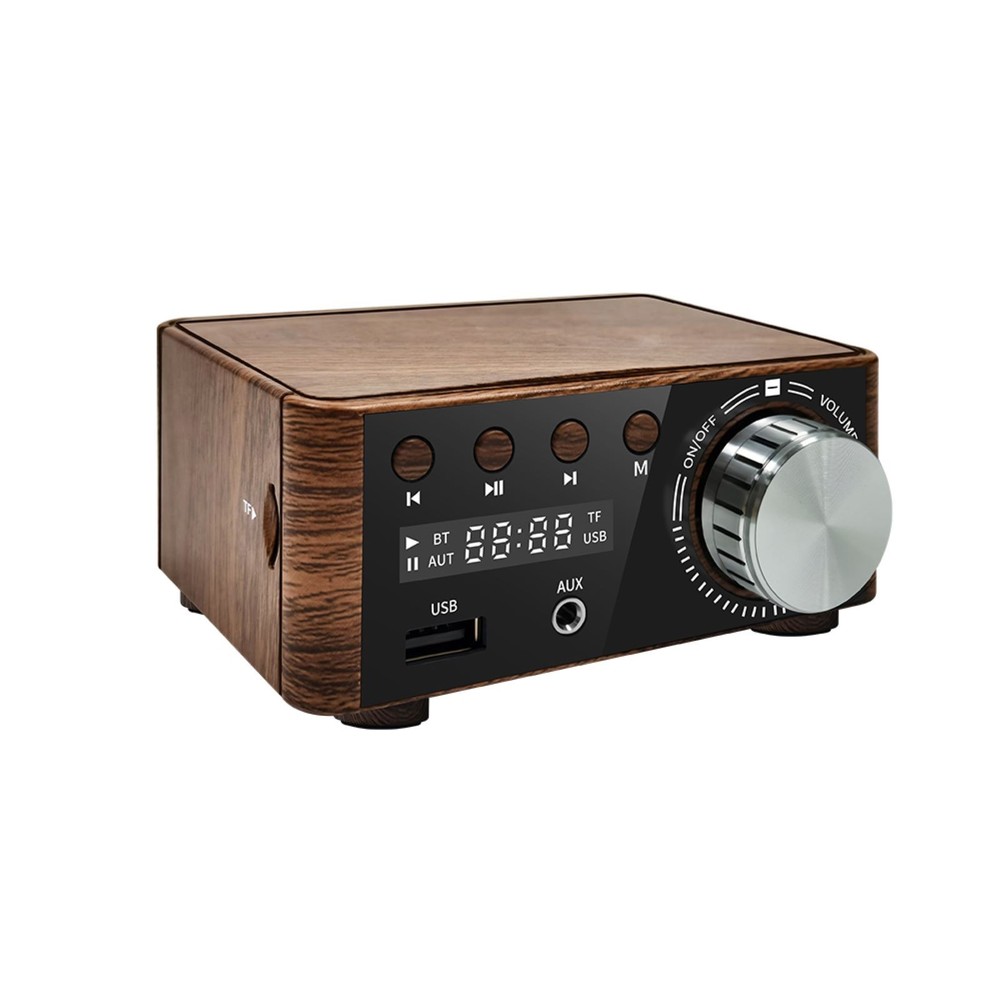 DC 9V-24V 80W+80W Bluetooth 5.0 Class D Stereo HiFi Mini Audio Amplifier ee