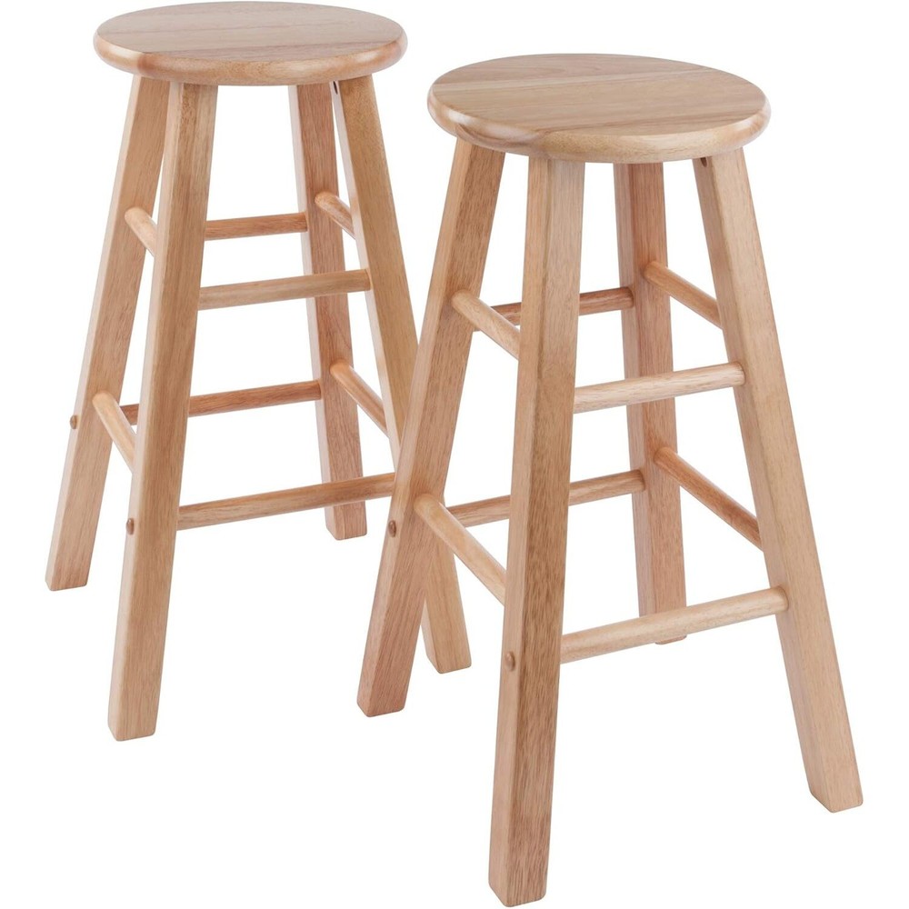 Winsome Element 2-Pc Counter Stool Set, Natural