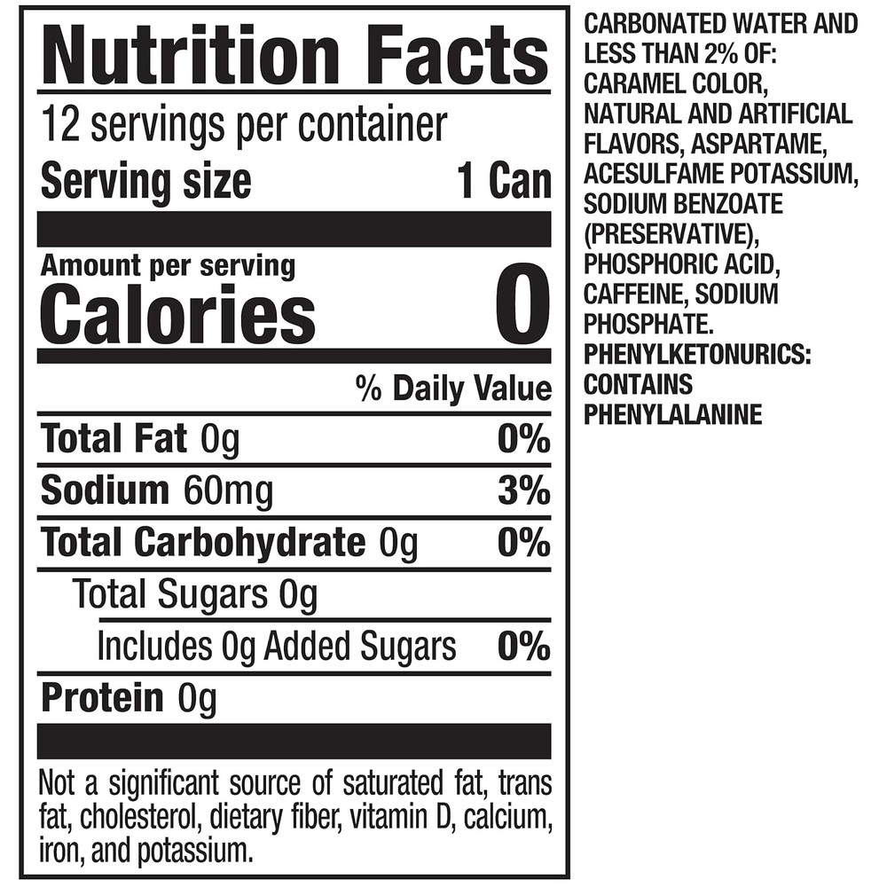 Zero Strawberries and Cream Soda, 12 Fl Oz Cans, 12 Pack