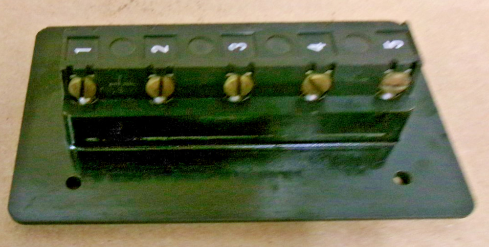 NEW OLD STOCK-PYCO Thermocouple Strip Panel 5 Circuits Type K