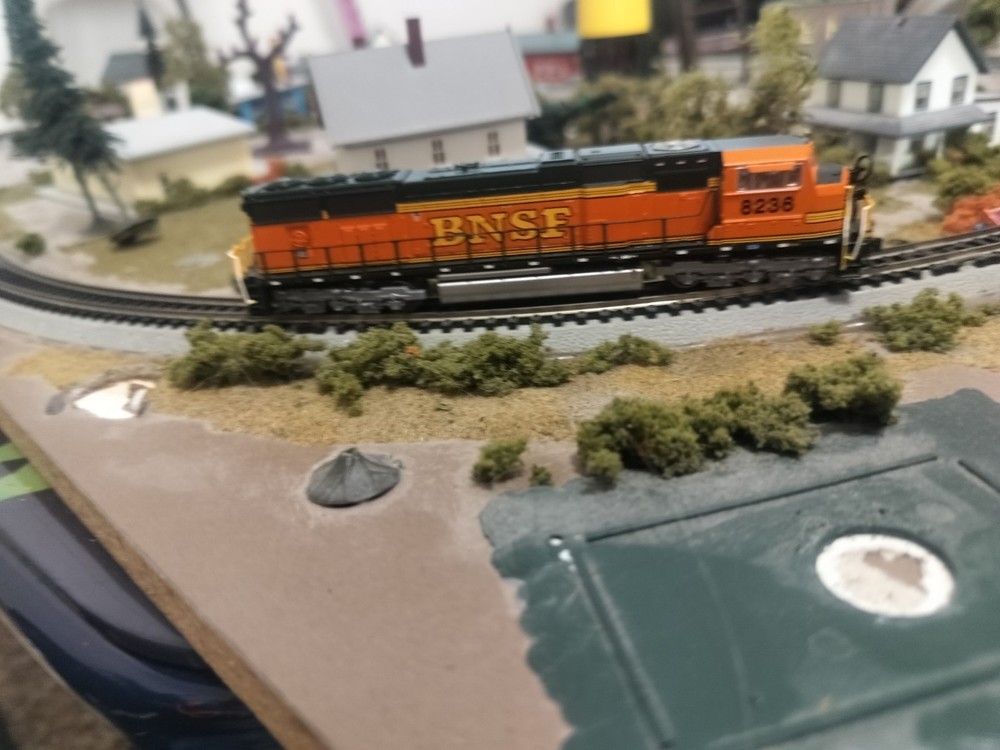 Train Set With Accessories BNSF Union Pacific and More From Display