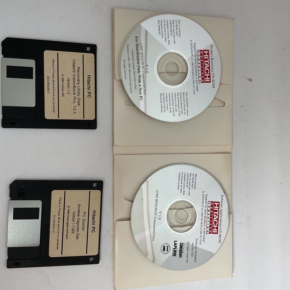 accessory software for Hitachi vision book Pro elite