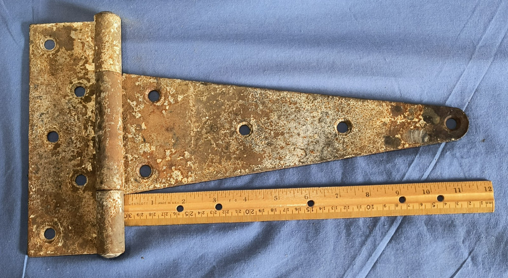 Large Strap T Hinge Vintage Door Hardware Gate Barn