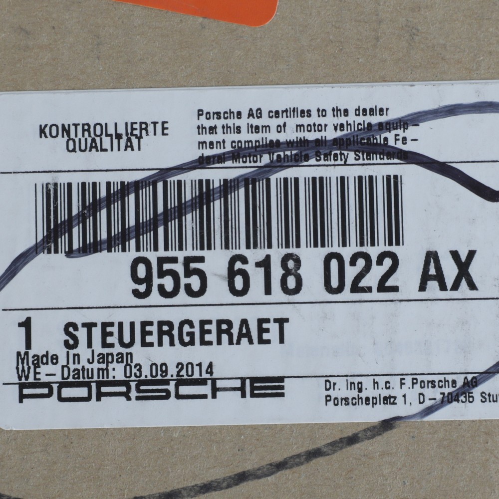GENUINE PORSCHE Cayenne Automatic Transmission Control Module 955-618-022-AX