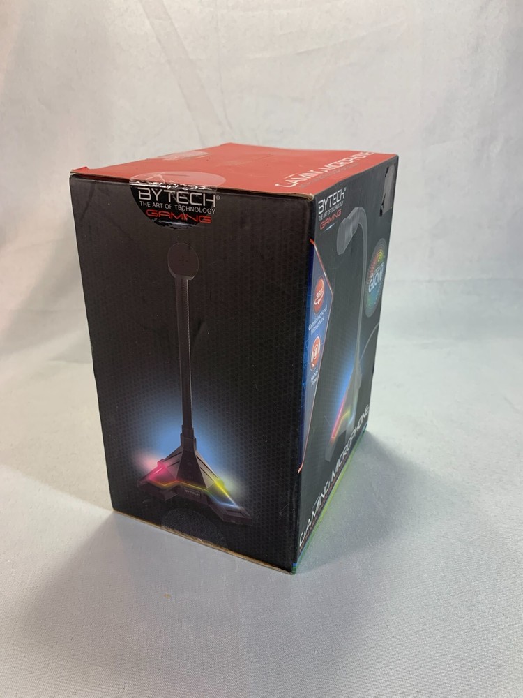 New Bytech Adjustable Gaming microphone - new- Multi Color Backlight Hands Free