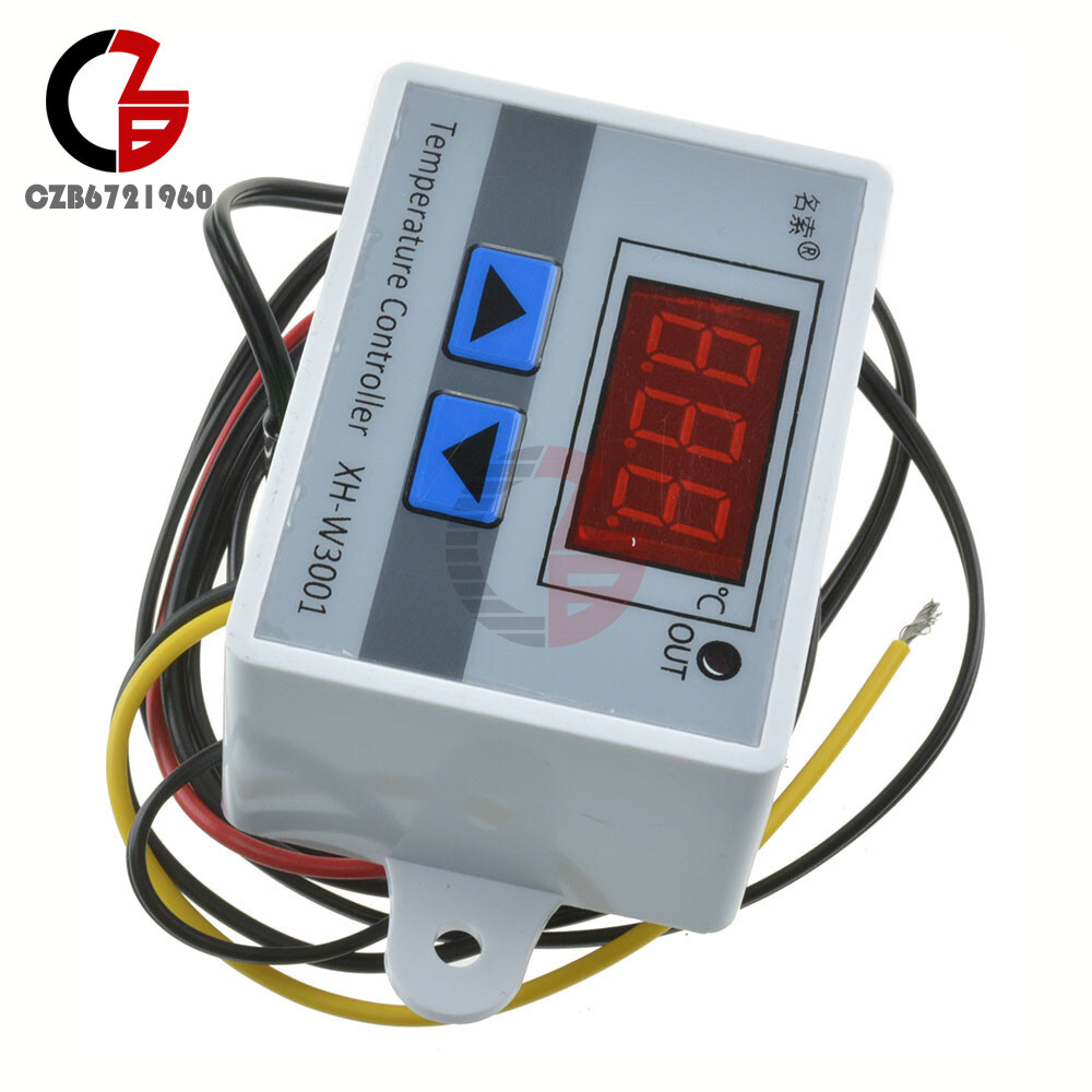 XH-W3001 12V Digital Temperature Controller Thermostat Switch + NTC Sensor Probe