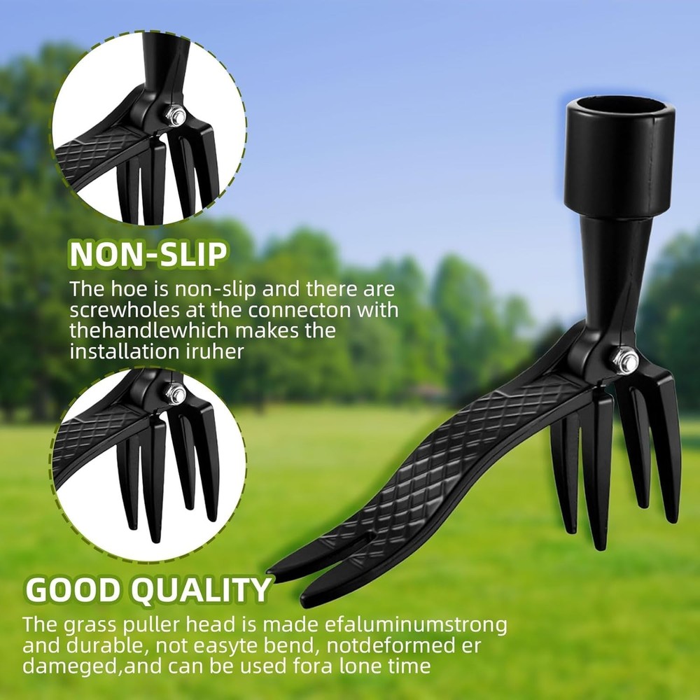 Weeder Puller Stand Up Weed Tool with Handle Garden Outdoor Root Remover Killer