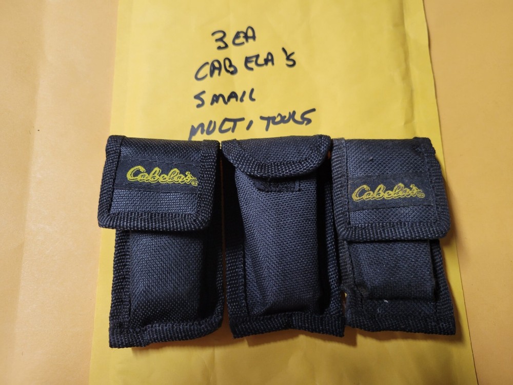 3 EA CABELOS MINI MULTI TOOLS W/ SHEATHS