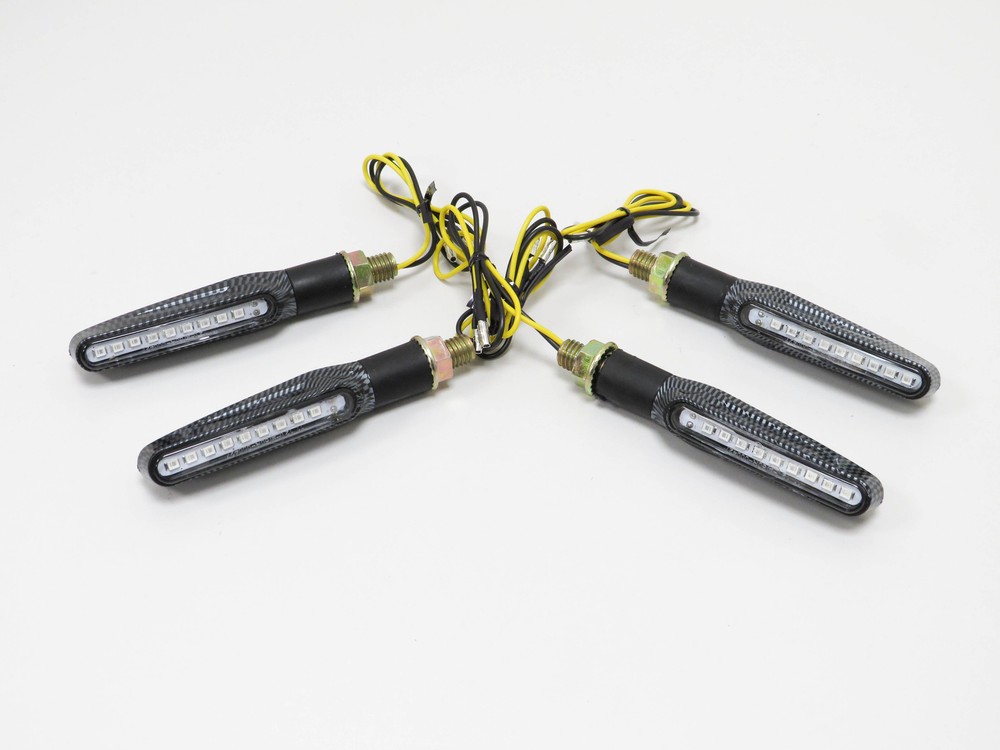 Indicators Carbon Look LED Sequential Set 4 For Quadzilla XLC 500 E 2013-2014