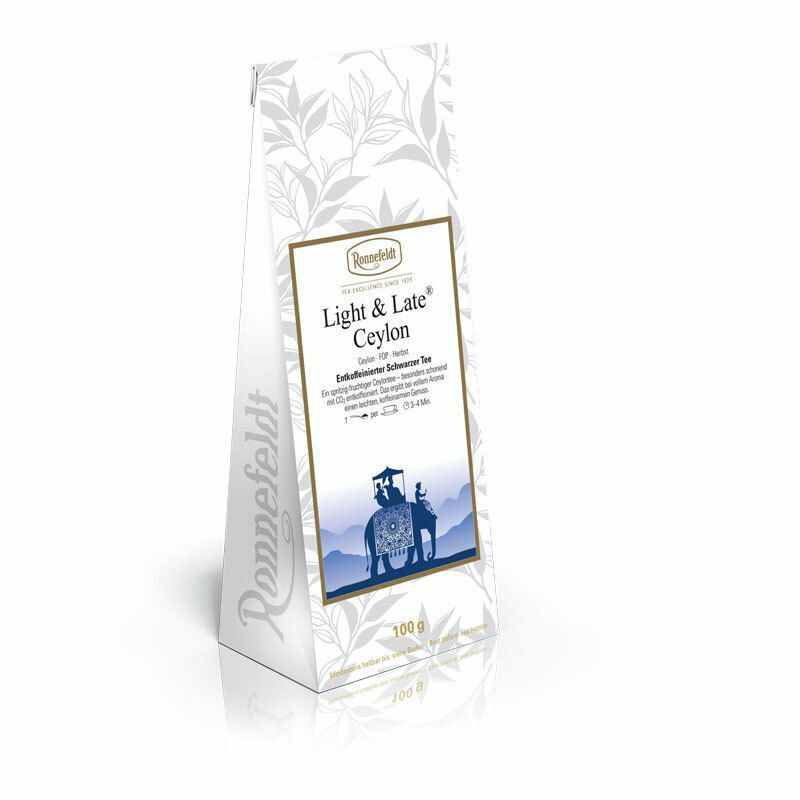 Ronnefeldt Premium Loose Leaf Black Tea - Light & Late Ceylon - 100 g