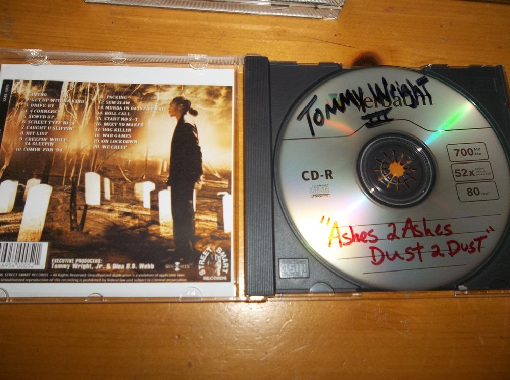 "ASHES II ASHES, DUST II DUST" - TOMMY WRIGHT III💽 (cd)