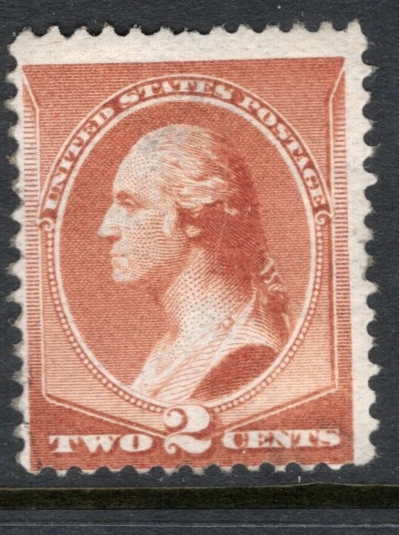US Scott 210 Mint Glazed Gum - CV 17$