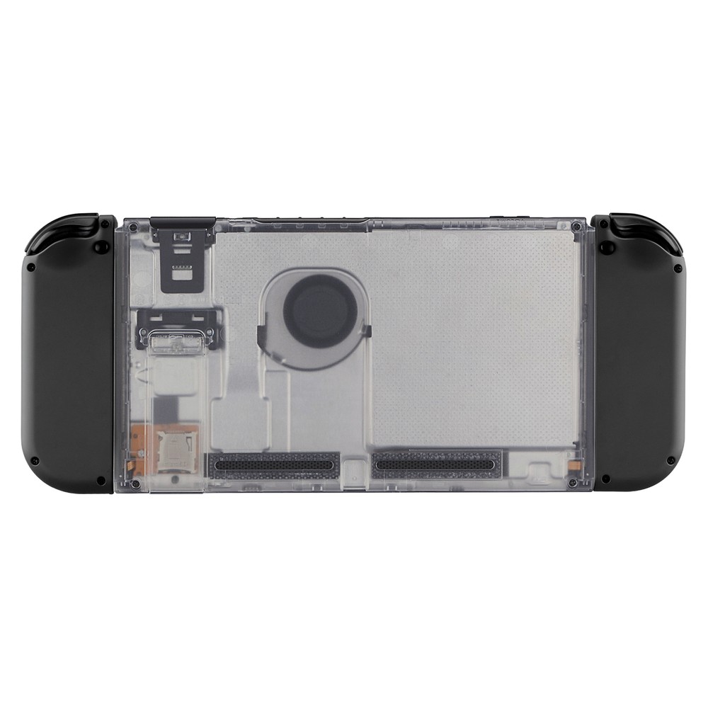 Custom Transparent Clear Back Housing Shell Fix Part for Nintendo Switch Console