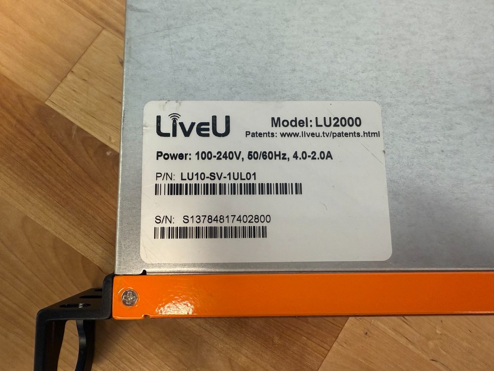 LiveU LU2000 Dual HD Output Decoder Server