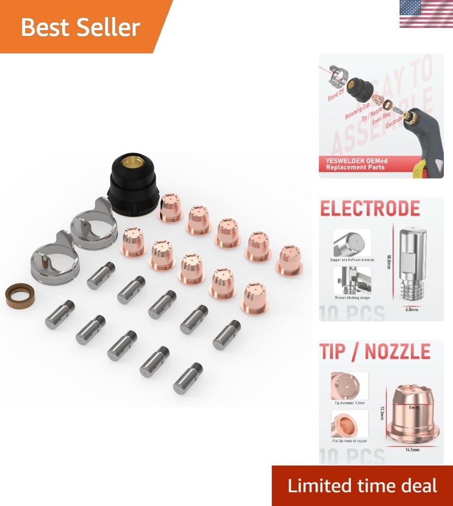 Professional Quality Plasma Cutting Consumables - 24 Tips for Smooth Operation