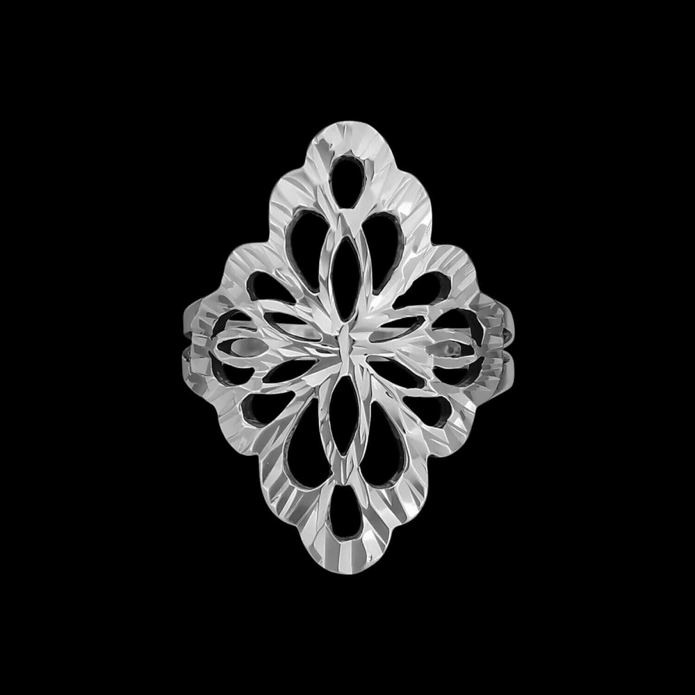 Size 6 - Diamond Cut Damask Ring