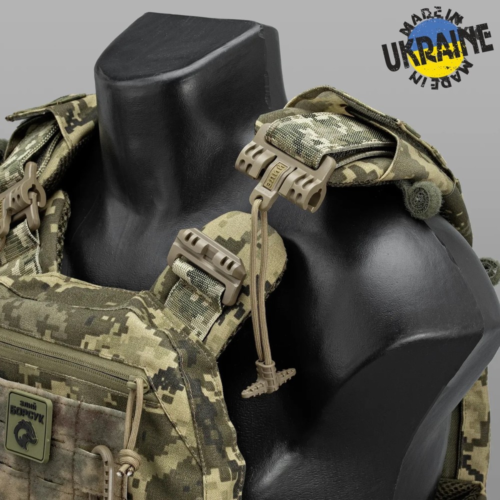 Ukrainian Plate Carrier STALKER Model 6 MM14 Pixel Quick Release MOLLE