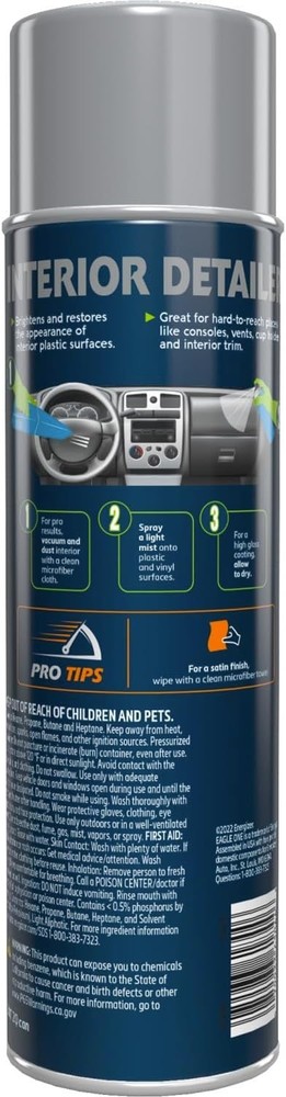 Eagle One E301735600 Interior Detailer, 12 oz.