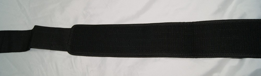 ibro weight belt medium black hook & loop closure w/ metal buckle