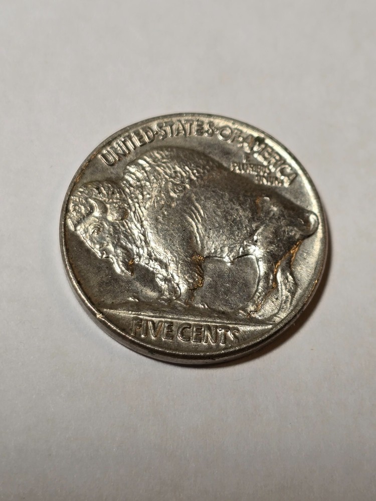 1937 Buffalo Nickel with good luster
