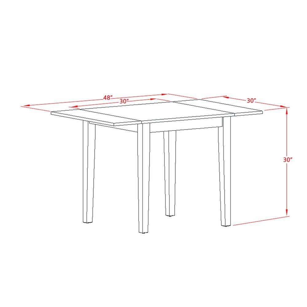 Dining Table- Dining Chairs, NDVA3-LWH-C