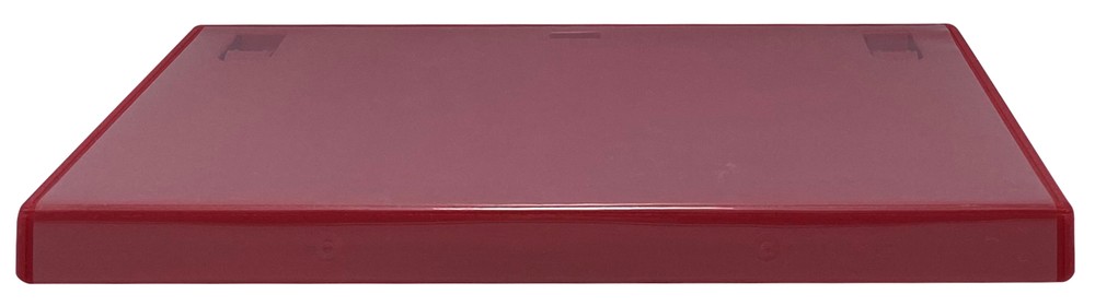50 STANDARD Solid Red Color Single DVD Cases & 100 OPP Bags