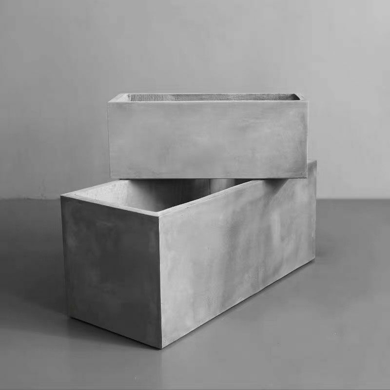 Rectangular Concrete Planter Mold Garden Plant Planting Cement Container Moulds
