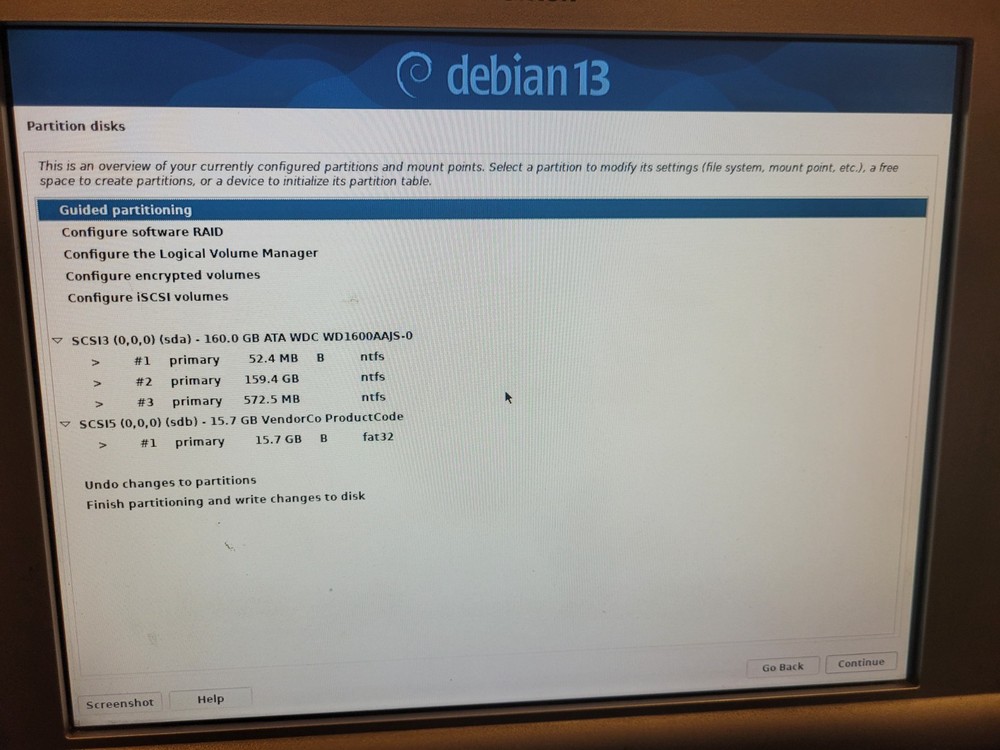 Debian 13 Linux "Trixie" x64 Installer on 32G USB Stick Rock Solid Linux Distro!