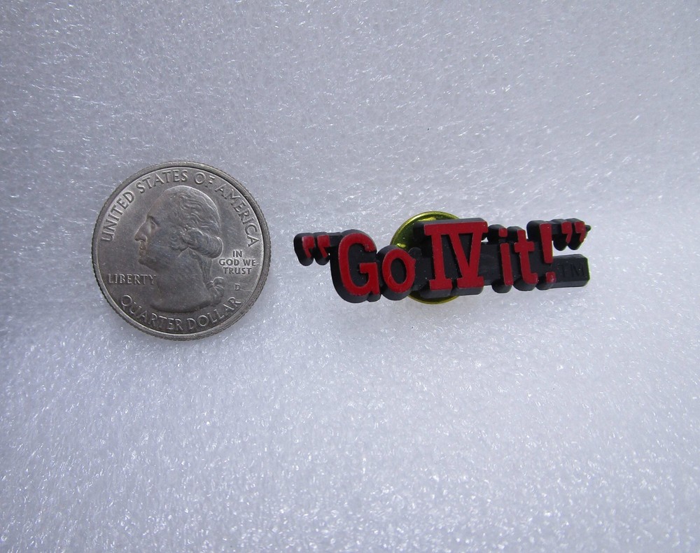 Go IV It! Plastic Pin
