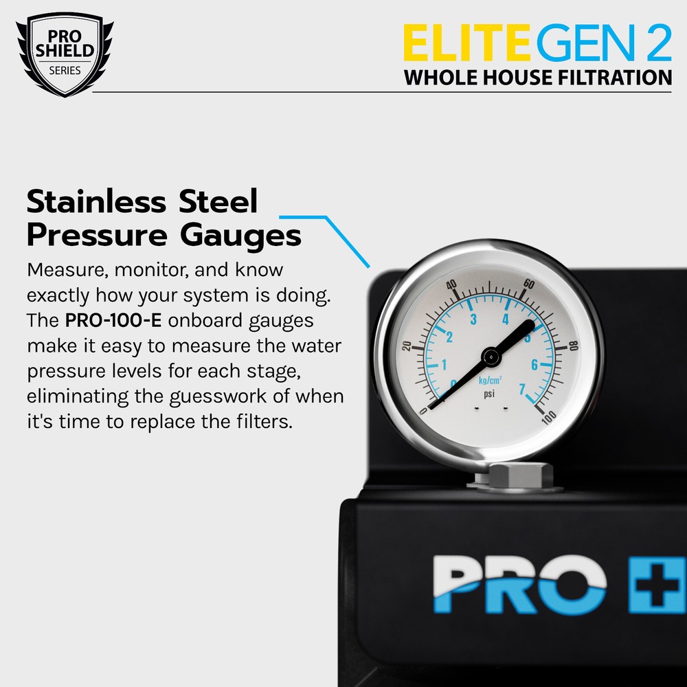 PRO+AQUA Elite Whole House Water Filter Softener Bundle with Reverse Osmosis Dri