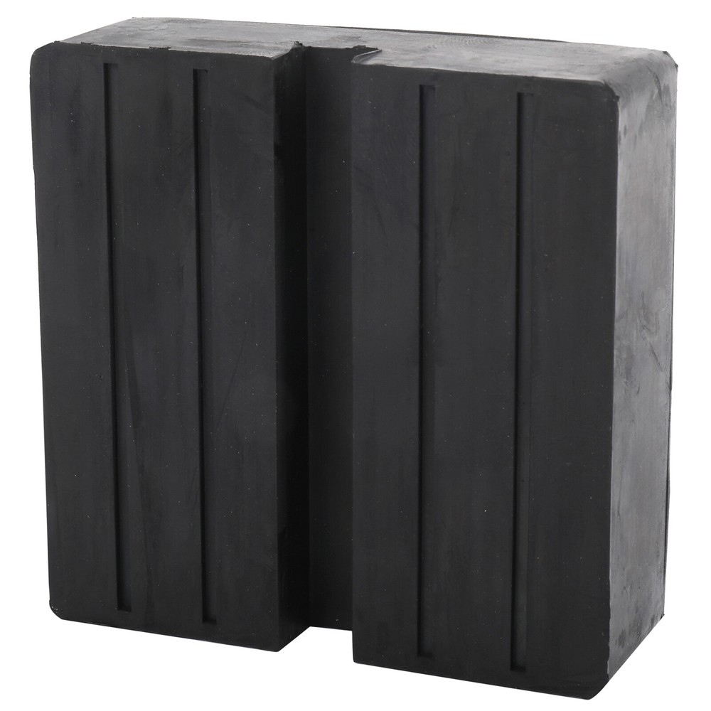 4 Pack 4 TON Square Rubber Jack Pad Adapter Pinch Weld Side Frame Rail Protector