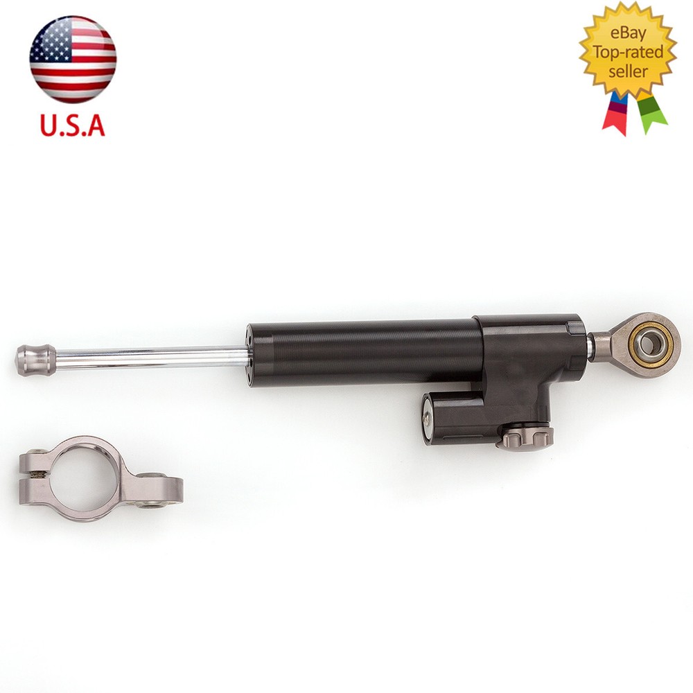 255mm CNC Shock Steering Damper Linear Stabilizer Reversed Safety Control Adjust