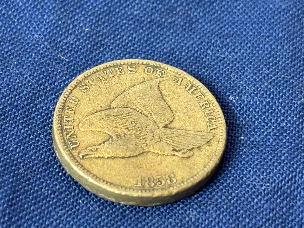 1858 Flying Eagle One Small Cent Penny Small Letters