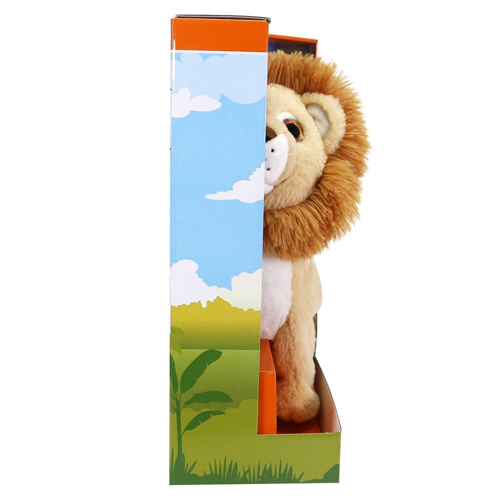 MEMBERS MARK WALKING & DANCING PLUSH, LION *DISTRESSED PKG