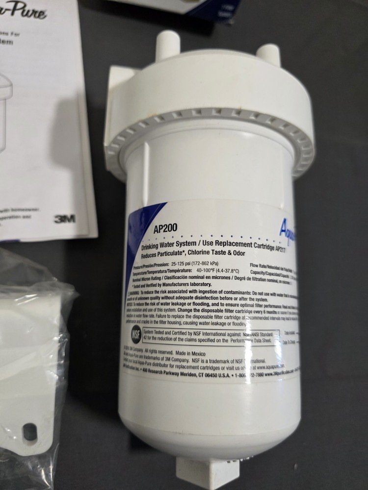 3M Aqua-Pure AP200 Under Sink Drinking Water Purification System