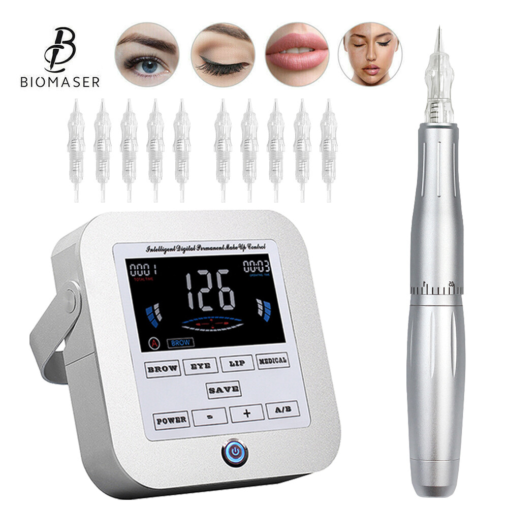 Biomase Permanent Makeup Machine Kit Professional Machine for Eyebrow Lips