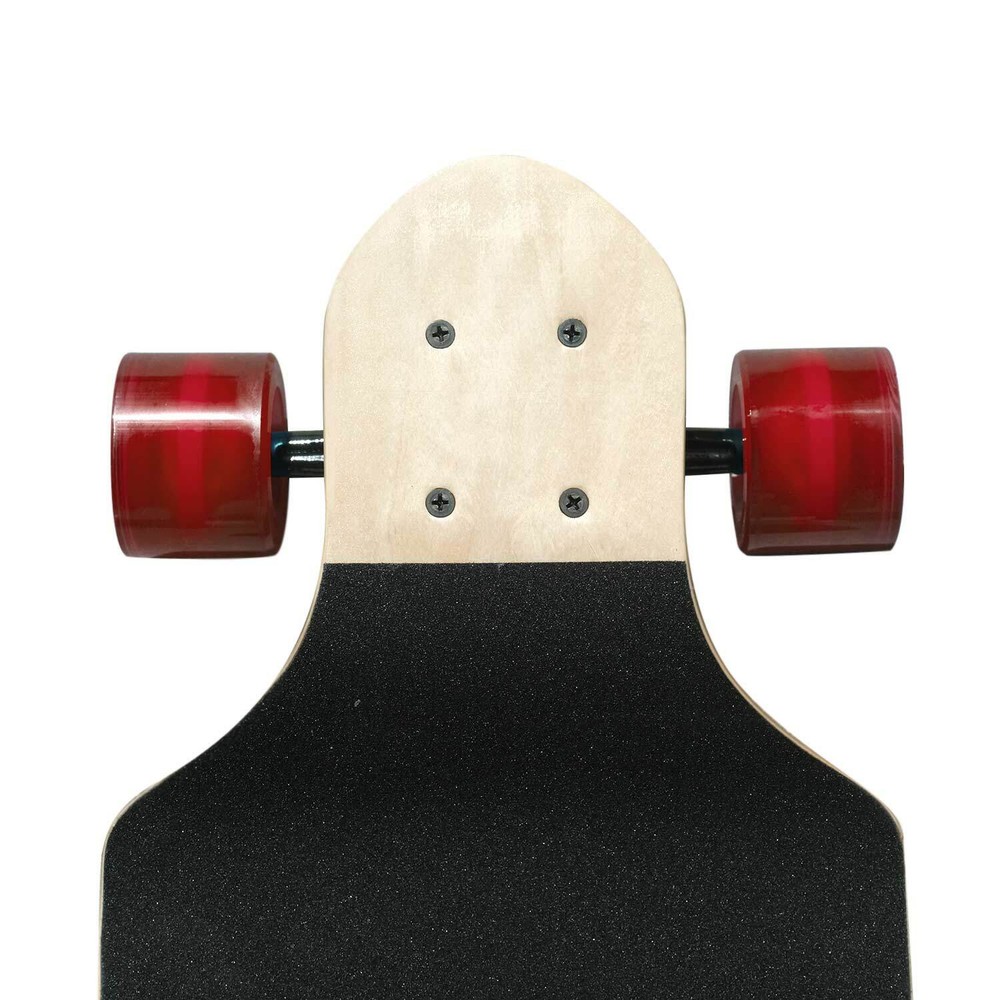 Yocaher Drop Down Longboard Complete - Checker Red