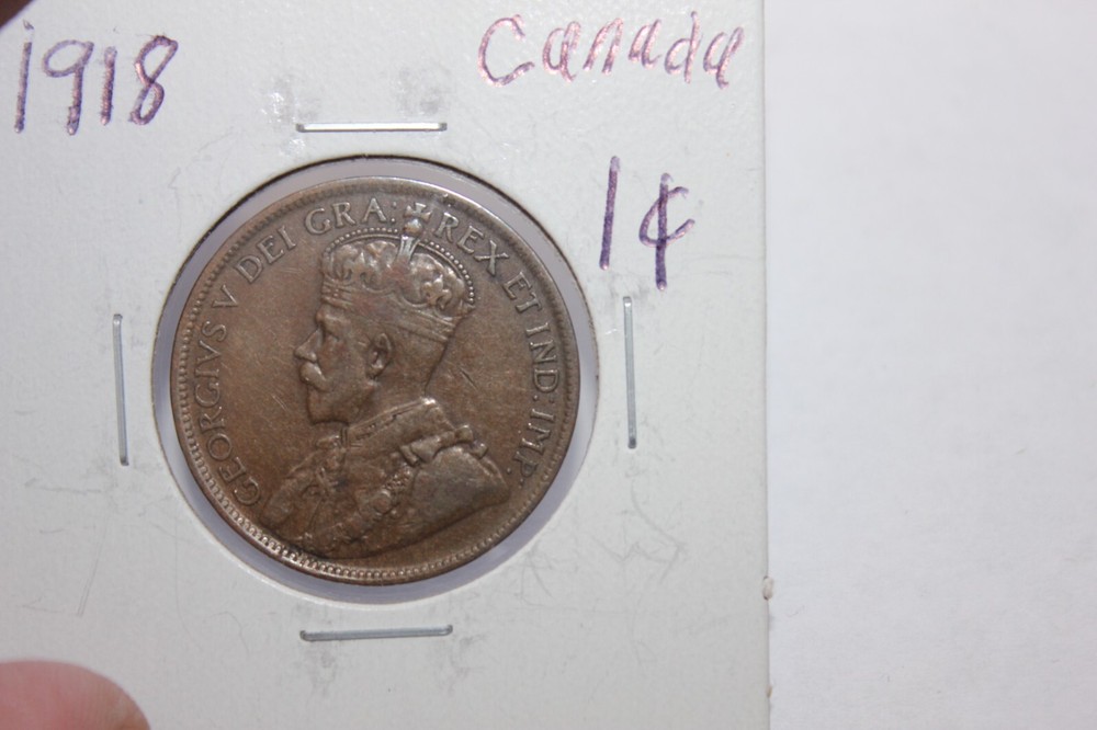 1918     CANADA  ONE CENT PIECE